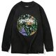 SJT201680 [ジュニアロングスリーブTシャツ ミックスカモボール ブラック 140cm]