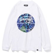 SJT201680 [ジュニアロングスリーブTシャツ ミックスカモボール ホワイト 150cm]