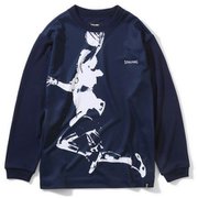 SJT201720 [ジュニアロングスリーブTシャツ トマホーク ネイビー 160cm]