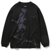 SJT201720 [ジュニアロングスリーブTシャツ トマホーク ブラック 140cm]