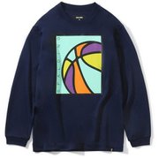 SJT201730 [ジュニアロングスリーブTシャツ ネオンボール ネイビー 140cm]