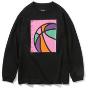 SJT201730 [ジュニアロングスリーブTシャツ ネオンボール ブラック 140cm]