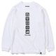 SJT201750 [ジュニアロングスリーブTシャツ バスケットボールアイコン ホワイト 130cm]