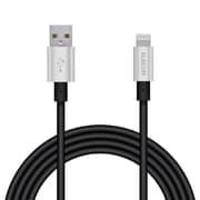 USB Type-A to Lightningケーブル 耐久仕様 MFI認証 アルミコネクタ 2.0m グレー MPA-UALPS20GY