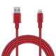 USB Type-A to Lightningケーブル 耐久仕様 MFI認証 アルミコネクタ 2.0m レッド MPA-UALPS20RD