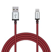 MPA-UALS20RD [USB Type-A to Lightningケーブル 高耐久 MFI認証 ナイロン 2.0m レッド]