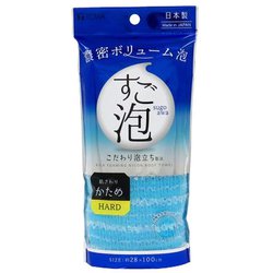 すご泡IV ナイロンタオル かため ブルー