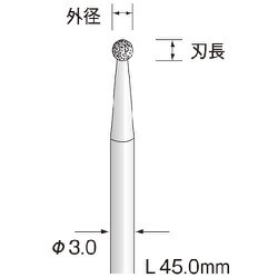 AD5911 電着CBNバー #120 φ6