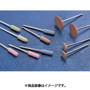 AR117 軸付ゴム砥石#1000 Φ5x16 Φ2.34軸