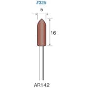 AR142 軸付ゴム砥石#325 Φ5x12 Φ2.34軸