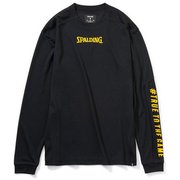 SMT201040 [ロングスリーブTシャツ スリーブプリント ブラック Sサイズ]