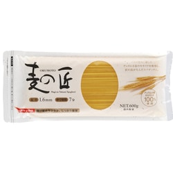 麦の匠 スパゲッティ チャック付き 1.6mm 600g