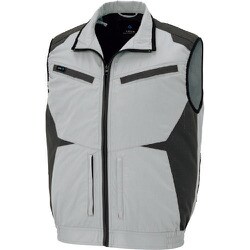 AZ30587-003-LL [空調服用ベスト シルバーグレー LL]