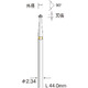BC1706 超硬カッター ストレートカット φ1.2