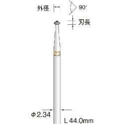 BC1710 超硬カッター ストレートカット φ1.6
