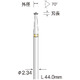 BC1730 超硬カッター ストレートカット φ1.8