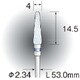 BC7033 セラミックカッター ファイン φ4