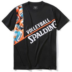 ヨドバシ Com スポルディング Spalding Smt10 バレーボールtシャツ ボールフォト ブラック Xsサイズ 通販 全品無料配達