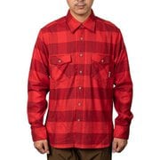 CLASSIC MOUNTAIN SHIRTクラシック・マウンテン・シャツ 421856 ClassicMountainSHIRT R00 Red Sサイズ [アウトドア シャツ メンズ]