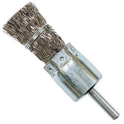No.4207 [軸付筆型ワイヤーブラシ25mm （ステンレス線）]