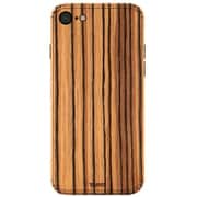 IPHSE2-PLA-06 [Plain Cover for iPhone SE（第2世代） シールケース Zebrawood]