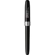 PLAISIR(プレジール) ブラック 万年筆F(細字) 両用式 アマビヱ限定デザイン PGB-1800A 1 1601012