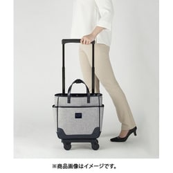 SWANY　スワニー　モノグラーモ　グレー×ブラック　トートバッグ　希少品 swany スワニー 4輪キャリーバッグ トートキャリー モノグラーモ