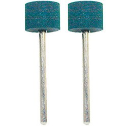 No.J-163 [ゴム砥石 円筒型 #280相当 2本入り]