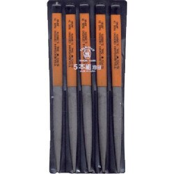 DE005-04 ツボサン 組ヤスリ 5本組 楕円 油目