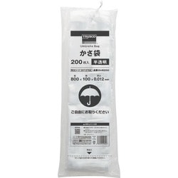 DUB200 かさ袋 半透明 縦800x横100 厚0.012mm 200枚入