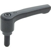 HKR10X60-BK フラット クランプ レバー