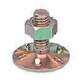 M3/8X32 三ツ爪バケットボールトナット W3/8x32 (100組入)