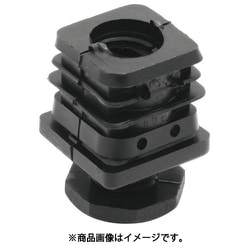 NDAQ20-M12X30 角パイプ用 エンドキャップ(調整型)
