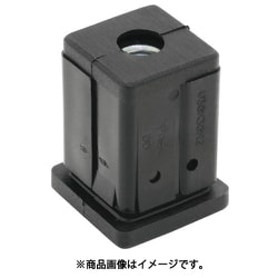 NDEQ25-M12 角パイプ用 エンドキャップ