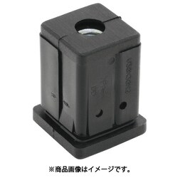 NDEQ30A-M10 角パイプ用 エンドキャップ