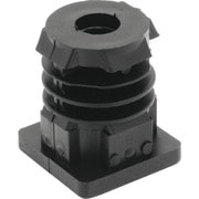 NDLQ30-M10 角パイプ用 エンドキャップ
