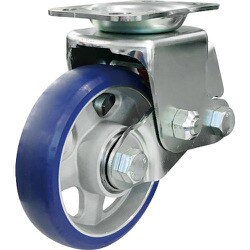 SKY-2R150APU-A-2 プレミアムウレタン衝撃吸収キャスター150径固定取付A仕様基準荷重200kg