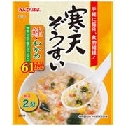 かんてんぱぱ 寒天ぞうすい 鮭・ワカメ 19.5g