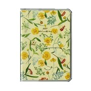 2021年1月始まり MILL(ミル) 1ヶ月ブロック 日曜始まり 薄型 FLOWER B6 イエロー E7570