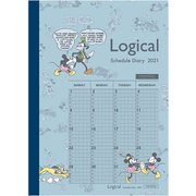 ロジカルダイアリー 2021月間ノートタイプ B6 ミッキー NS-B602-21DA1