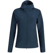 マクンエスオーフーデットジャケットウィメン Macun SO Hooded Jacket AF Women 1011-00800 5118 marine Sサイズ [アウトドア ジャケット レディース]