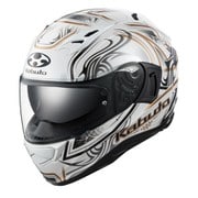フルフェイス KAMUI 3 JAG パールホワイトゴールド Mサイズ 頭周のめやす:57-58cm 596637