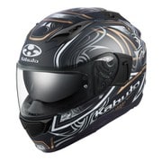 フルフェイス KAMUI 3 JAG フラットブラックゴールド Mサイズ 頭周のめやす:57-58cm 596781