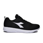 175608 [diadora（ディアドラ） X RUN LIGHT 5 ランニングシューズ メンズ 27.5cm ブラック×スチールグレー]