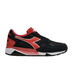 ヨドバシ Com c Diadora ディアドラ N9002 スニーカー メンズ 27 5cm ブラック レッド 通販 全品無料配達