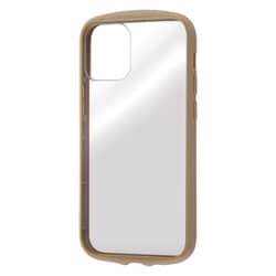 RT-P26CC14/CBEM [iPhone 12 mini 用 耐衝撃ハイブリッドケース Puffull クリア/ベージュ]