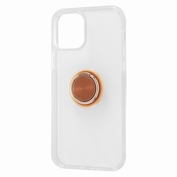 RT-P27TC30/BZM [iPhone 12/12 Pro 用 TPUソフトケース リング付 ブロンズ]