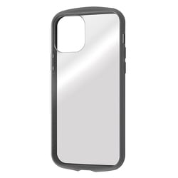 RT-P27CC14/CGRM [iPhone 12/12 Pro 用 耐衝撃ハイブリッドケース Puffull クリア/グレー]