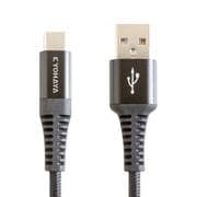 USB Type-C ケーブル 屈曲10万回耐久 1.2m ブラック JK10M120CBK