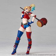 AMAZING YAMAGUCHI（アメイジング・ヤマグチ） 015EX ハーレイ・クイン 新カラー版 [塗装済可動フィギュア 全長約150mm]